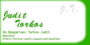 judit torkos business card